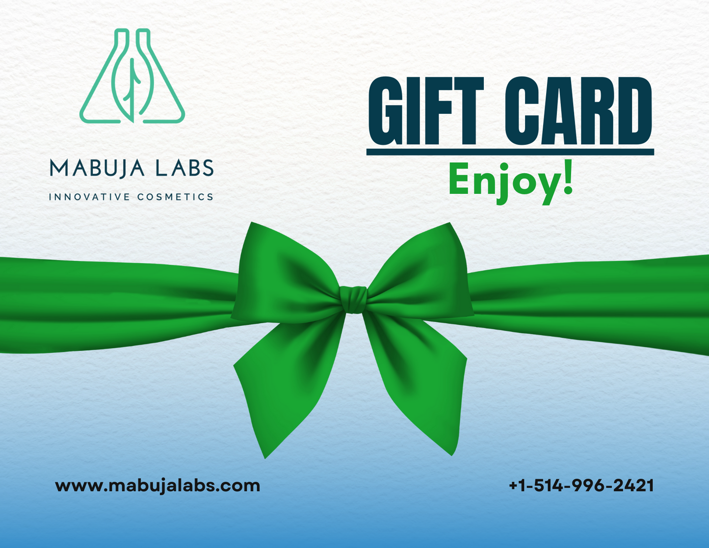 Mabuja Labs Gift Cards